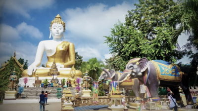 wat phrathat doi kham, phrathat doi kham temple, doi kham temple, pharthat doi kham