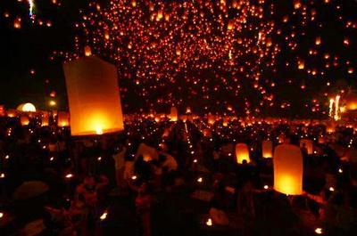 yeepeng festival, chiang mai festival