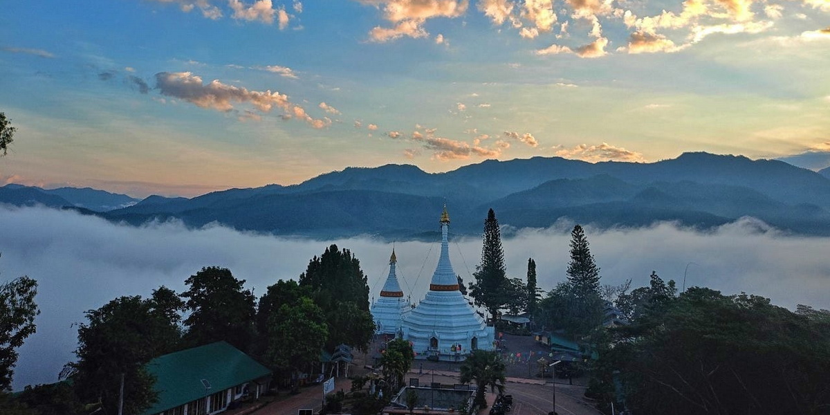 phra that doi kong mu temple, phra that doi kong mu, wat phra that doi kong mu, doi kong mu temple, wat doi kong mu