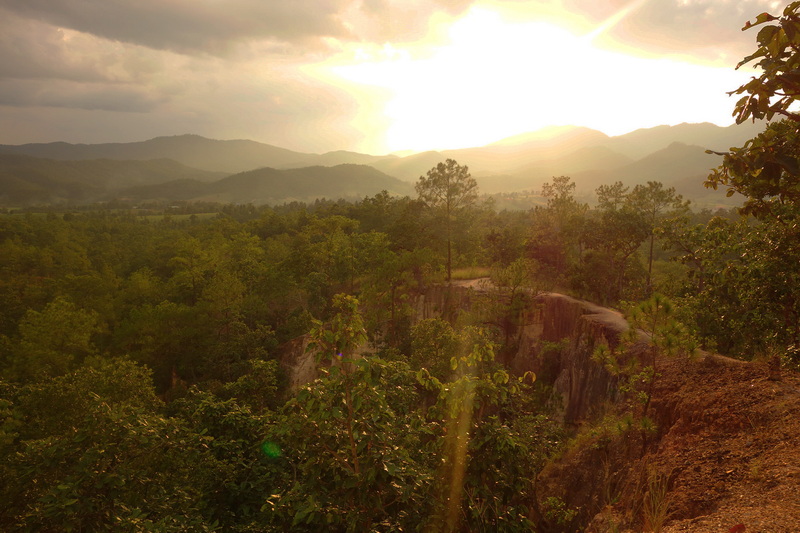 pai canyon, kong lan, sunset in pai, canyon in pai, konglan pai canyon, kong lan, sunset in pai, canyon in pai, konglan